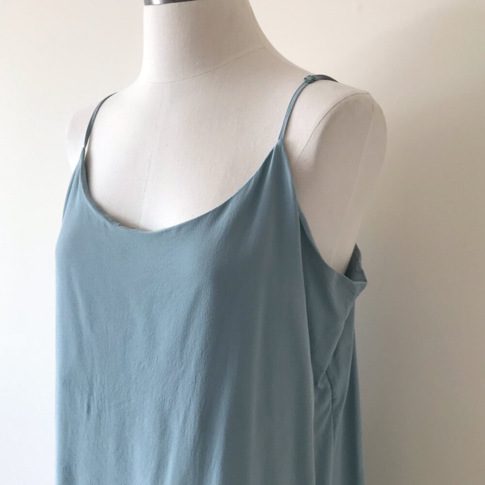Everlane silk camisole silk shirt silk blouse silk top mint green - Picture 2 of 7